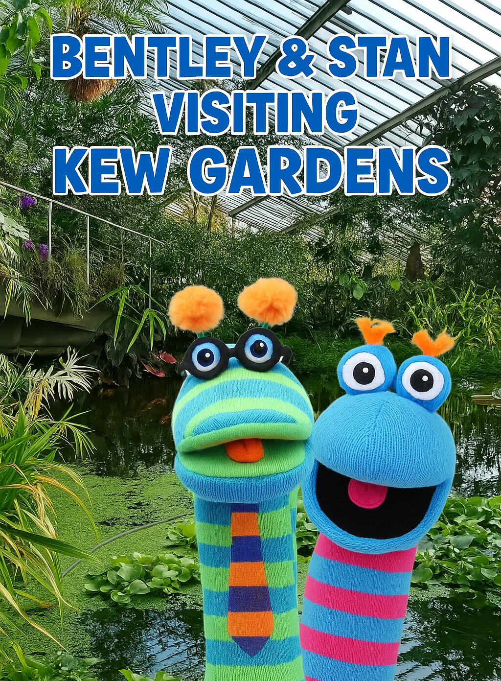 Bentley & Stan visiting Kew Gardens